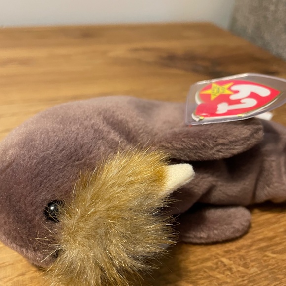 Ty Beanie Babies Jolly Walrus Brown 1996 – New Tag Protector VINTAGE - Picture 6 of 7
